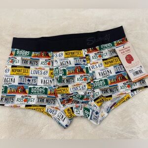 Shinesty DMV License Plate Men's Boxer Trunks